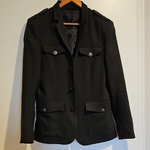 Black Military Style Blazer